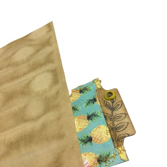 Writing Junk Journal Vintage Style Fabric Cover Diary Includes Ephemera No 15 u - Picture 8 of 10